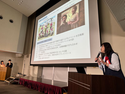 名鉄観光サービス株式会社　二橋 朋美さんプレゼン風景
